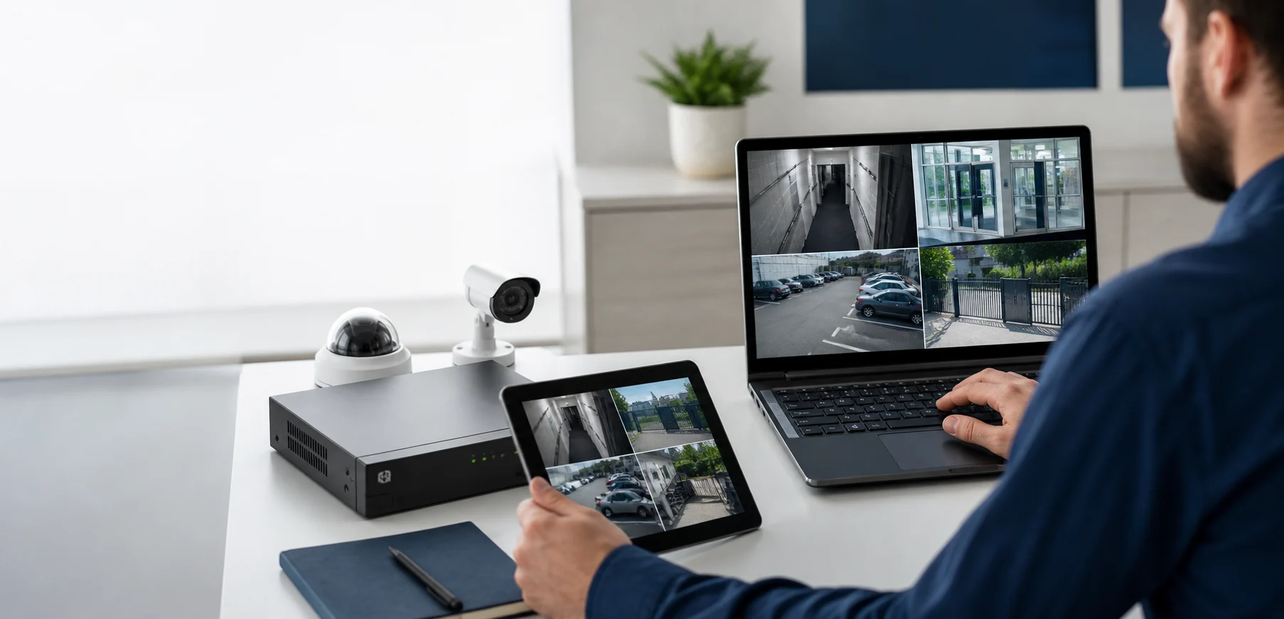 Monitoreo de cámaras de seguridad